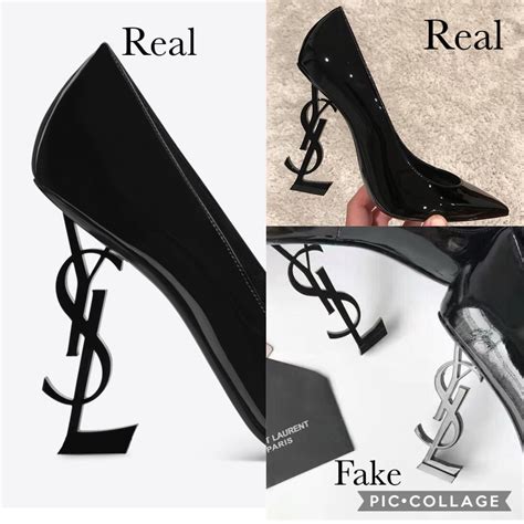 how to spot fake ysl tribute shoes|ysl strappy heel slippery.